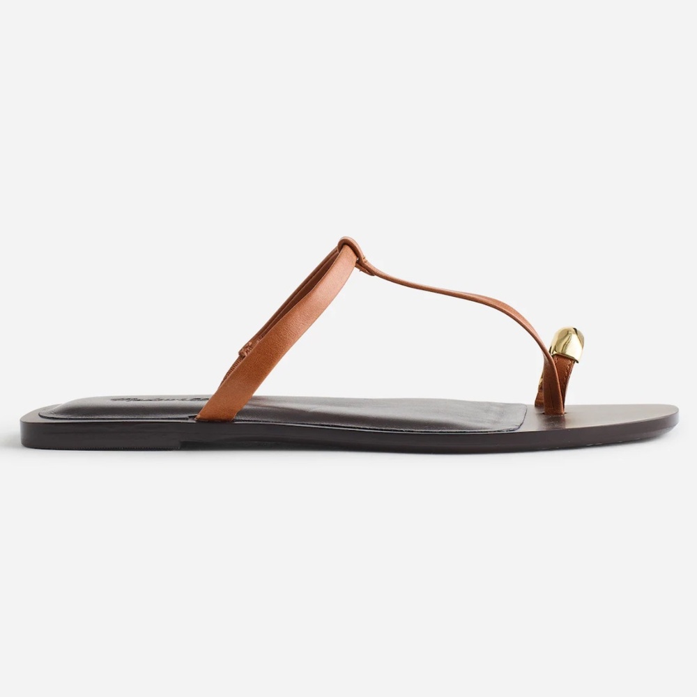 Madewell The Dessa Toe Ring Sandal Burnt Sienna Size 11